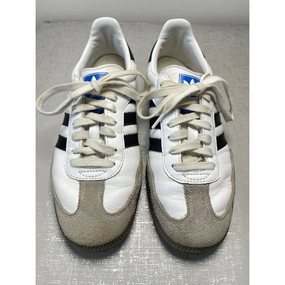 Adidas Samba OG Shoes Sneakers Shoes Mens US 7 White Black Stripes